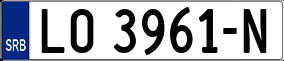 Truck License Plate
